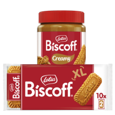Lotus Biscoff koffieleutjes, speculoos pasta of sandwich cookie